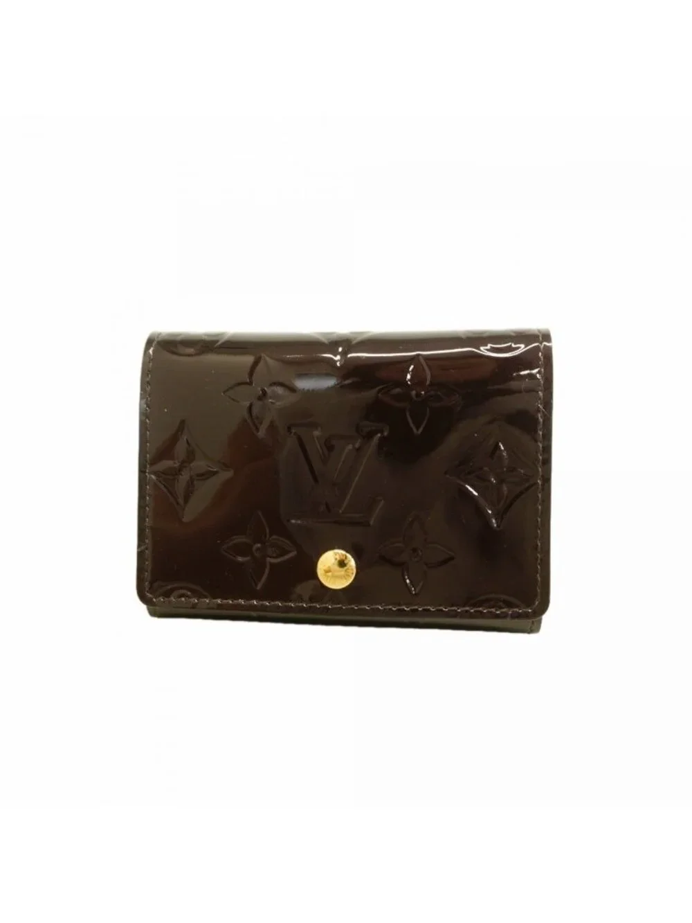 Louis Vuitton Business Card Holder Vernis Amaranto